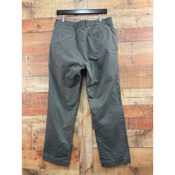 J.Crew Men's Classic Fit Chino Pants W33 L30 Green 100% Cotton - Picture 5 of 7